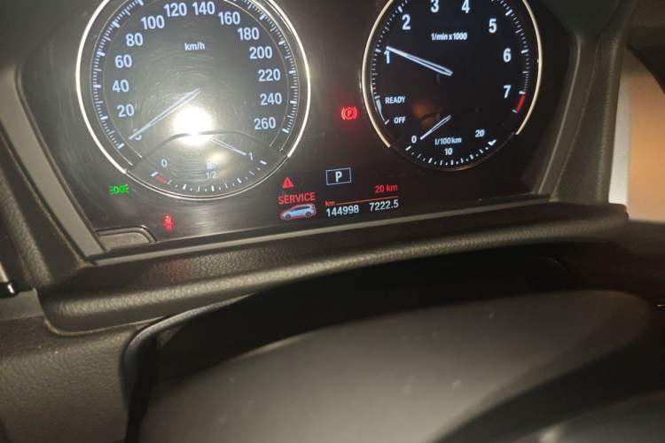Used BMW 2 Series Gran Tourer 2018 220i Leading Model Odometer Close Up