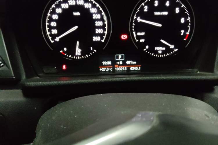 Used BMW 2 Series Gran Tourer 2019 220i Leading Model Odometer Close Up