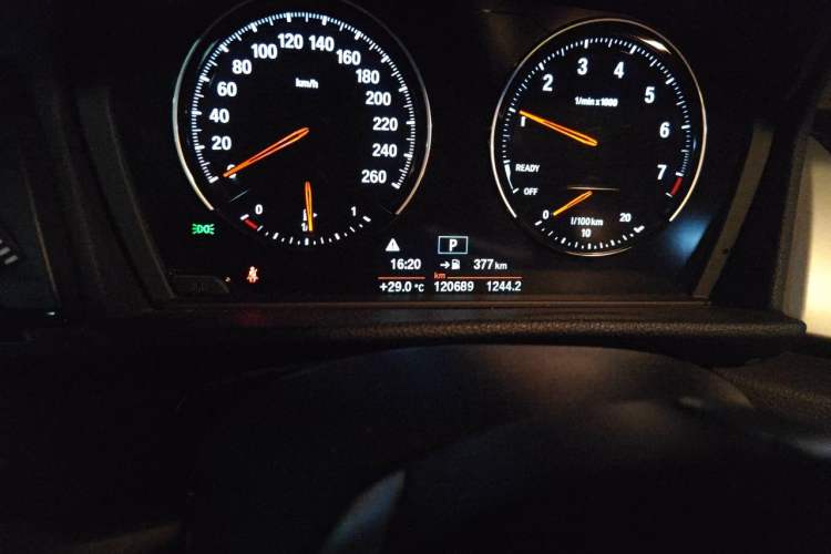 Used BMW 2 Series Gran Tourer 2019 220i Leading Model Odometer Close Up