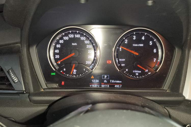 Used BMW 2 Series Gran Tourer 2019 220i Leading Model Odometer Close Up