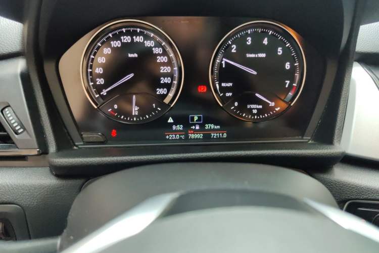Used BMW 2 Series Gran Tourer 2019 220i Leading Model Odometer Close Up