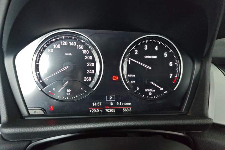 Used BMW 2 Series Gran Tourer 2019 220i Leading Model Odometer Close Up