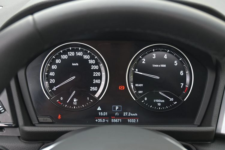 Used BMW 2 Series Gran Tourer 2019 220i Leading Model Odometer Close Up