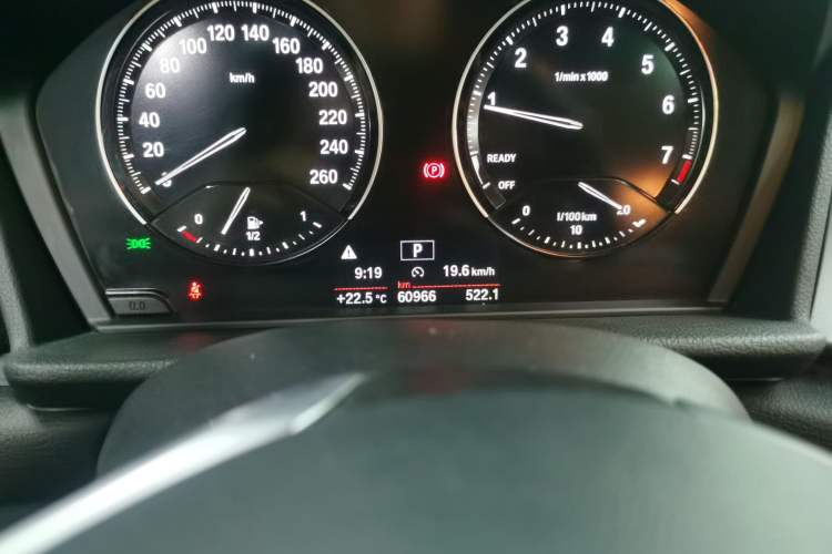 Used BMW 2 Series Gran Tourer 2019 220i Leading Model Odometer Close Up