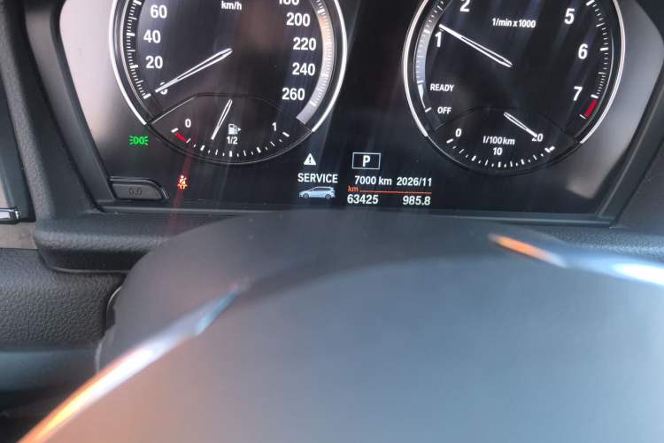Used BMW 2 Series Gran Tourer 2019 220i Leading Model Odometer Close Up