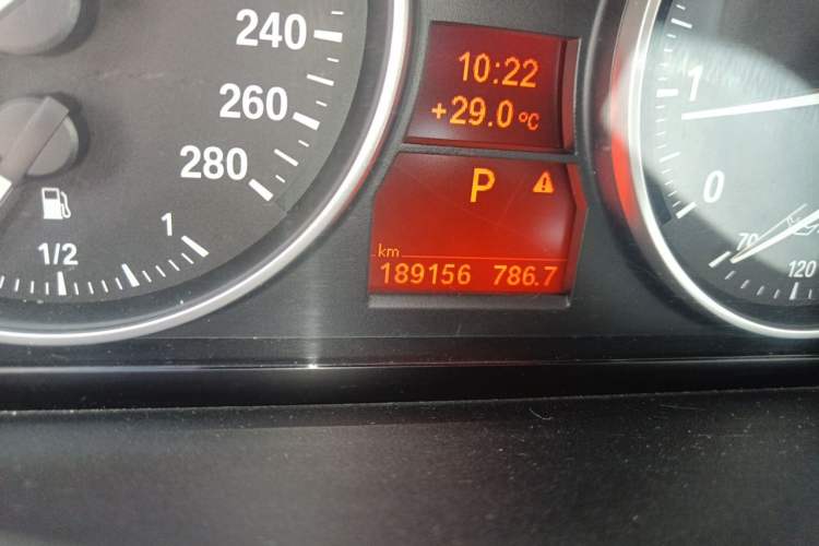 Used BMW 3 Series 2009 330i two-door coupe Odometer Close Up