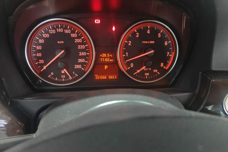 Used BMW 3 Series 2009 335i Odometer Close Up
