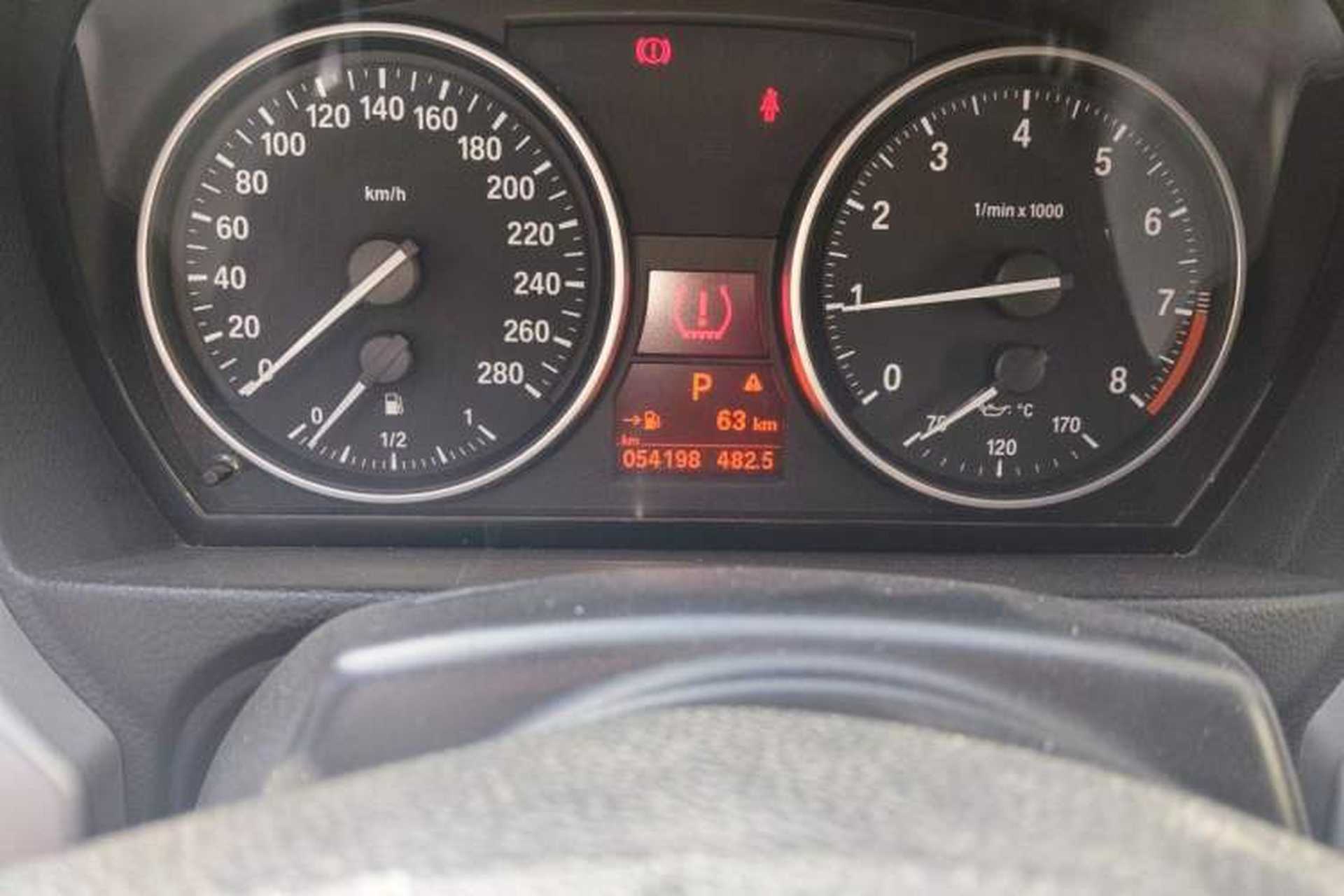 Used BMW 3 Series 2011 325i Convertible Coupe Odometer Close Up