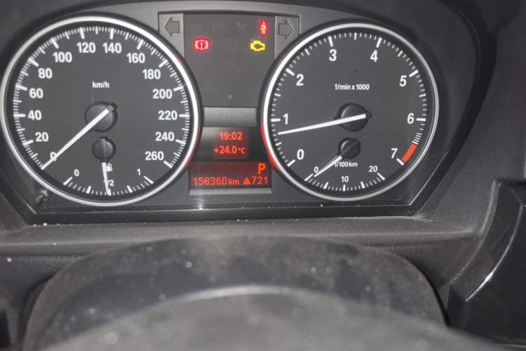 Used BMW 3 Series  Odometer Close Up