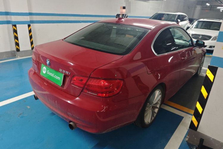 Used BMW 3 Series 2011 335i two-door coupe Rear Right 45 Deg