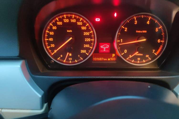 Used BMW 3 Series  Odometer Close Up