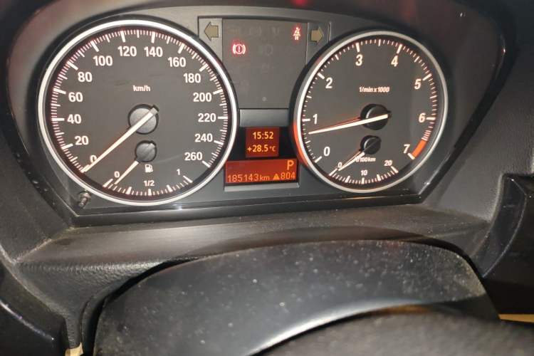 Used BMW 3 Series 2012 318i Leading Model Odometer Close Up