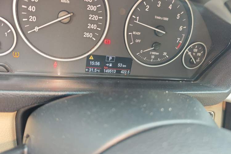 Used BMW 3 Series  Odometer Close Up
