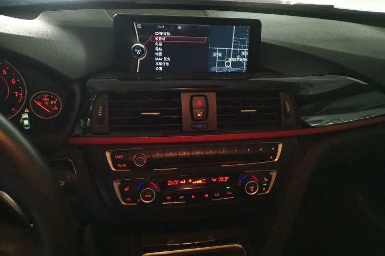 Used BMW 3 Series 2013 320i Sport Design Package Audio And AC Panel