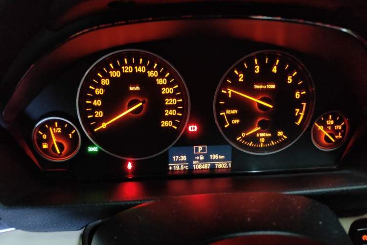 Used BMW 3 Series 2013 320Li Fashion Model Instrument Cluster