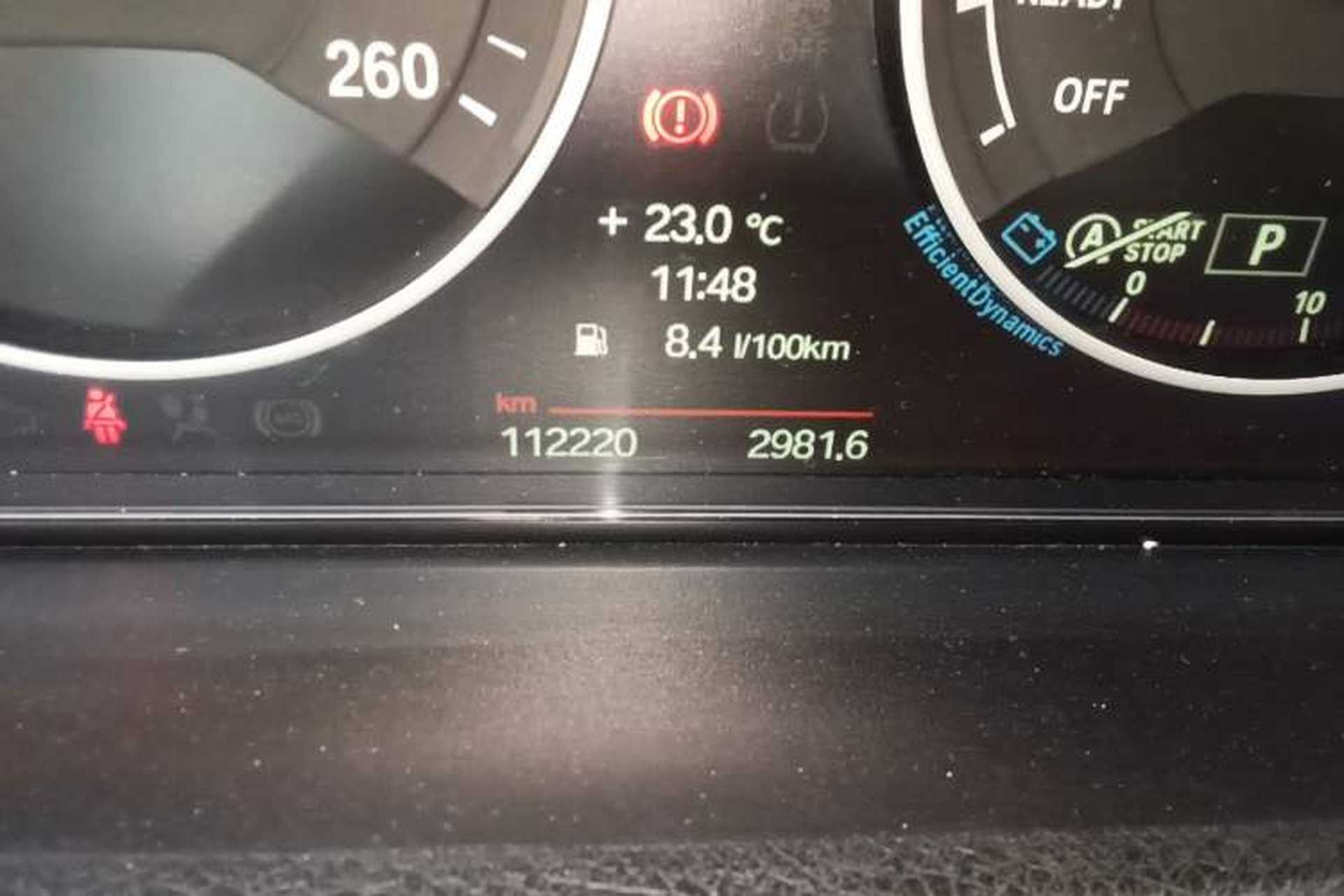 Used BMW 3 Series 2013 328Li Luxury Design Package Odometer Close Up