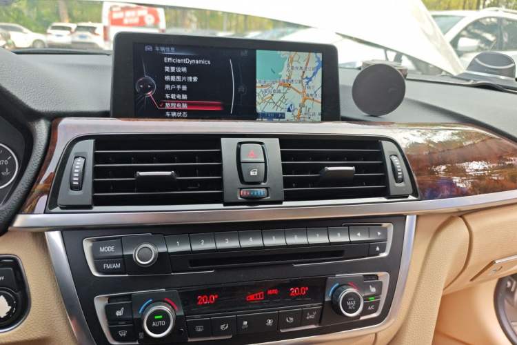 Used BMW 3 Series 2014 320Li Luxury Design Package Audio And AC Panel