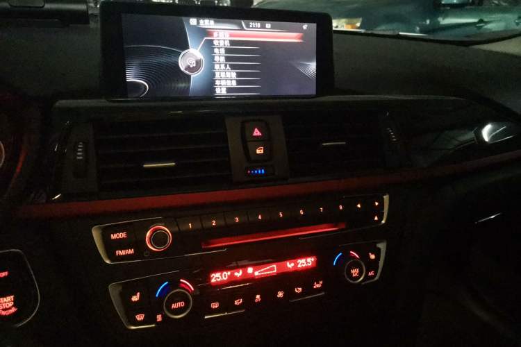 Used BMW 3 Series 2014 328i Sport Design Package Audio And AC Panel