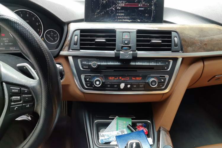 Used BMW 3 Series 2014 328Li Luxury Design Package Audio And AC Panel