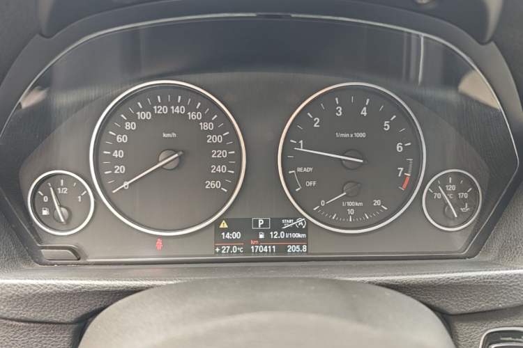 Used BMW 3 Series 2014 320Li Fashion Model Instrument Cluster