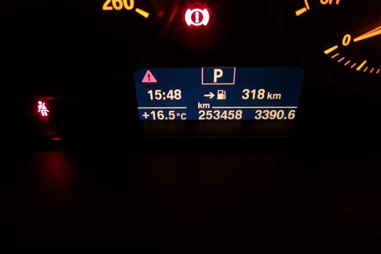 Used BMW 3 Series 2015 320i Active Edition Odometer Close Up