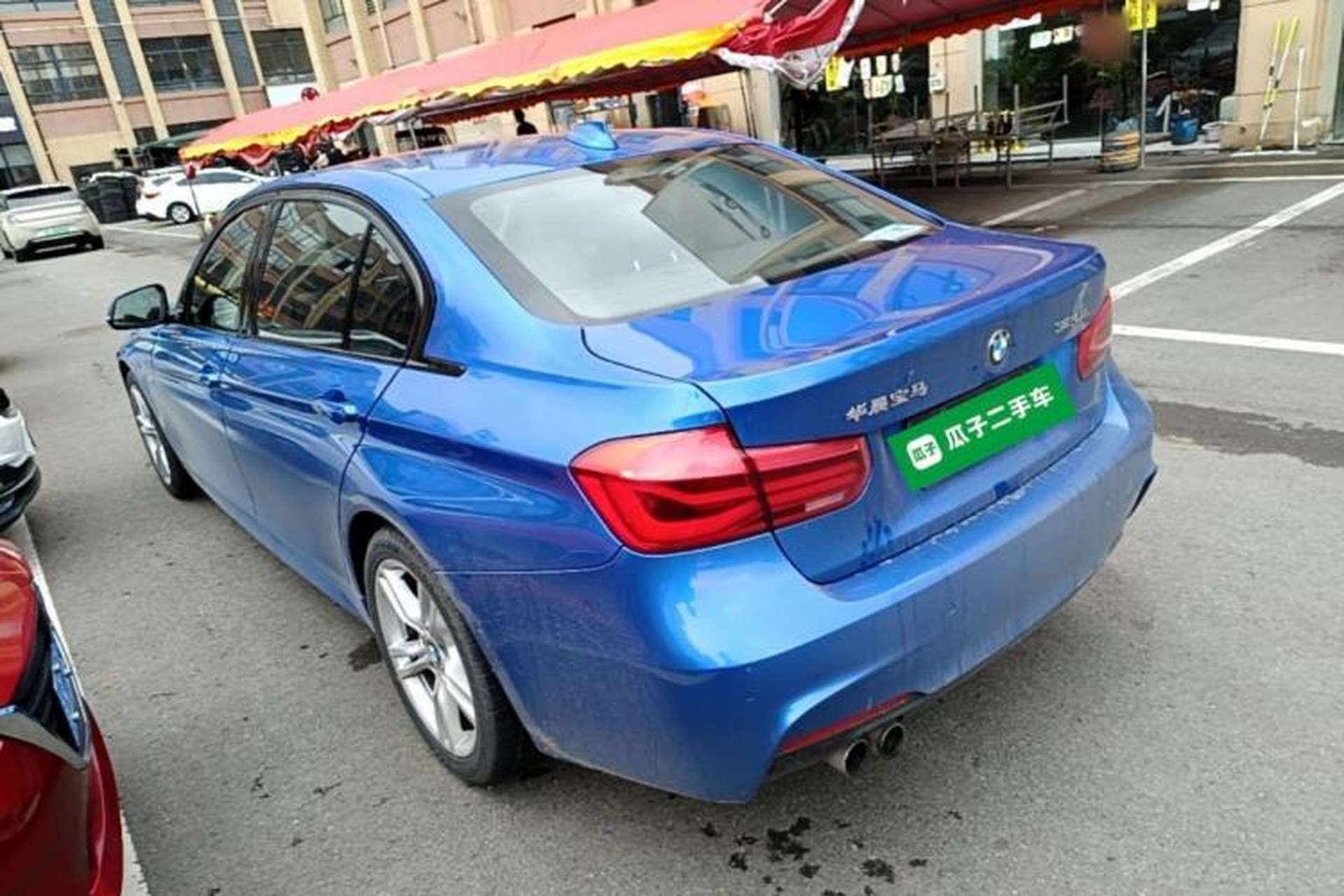 Used BMW 3 Series 2017 320Li M Sport Edition Rear Left 45 Deg