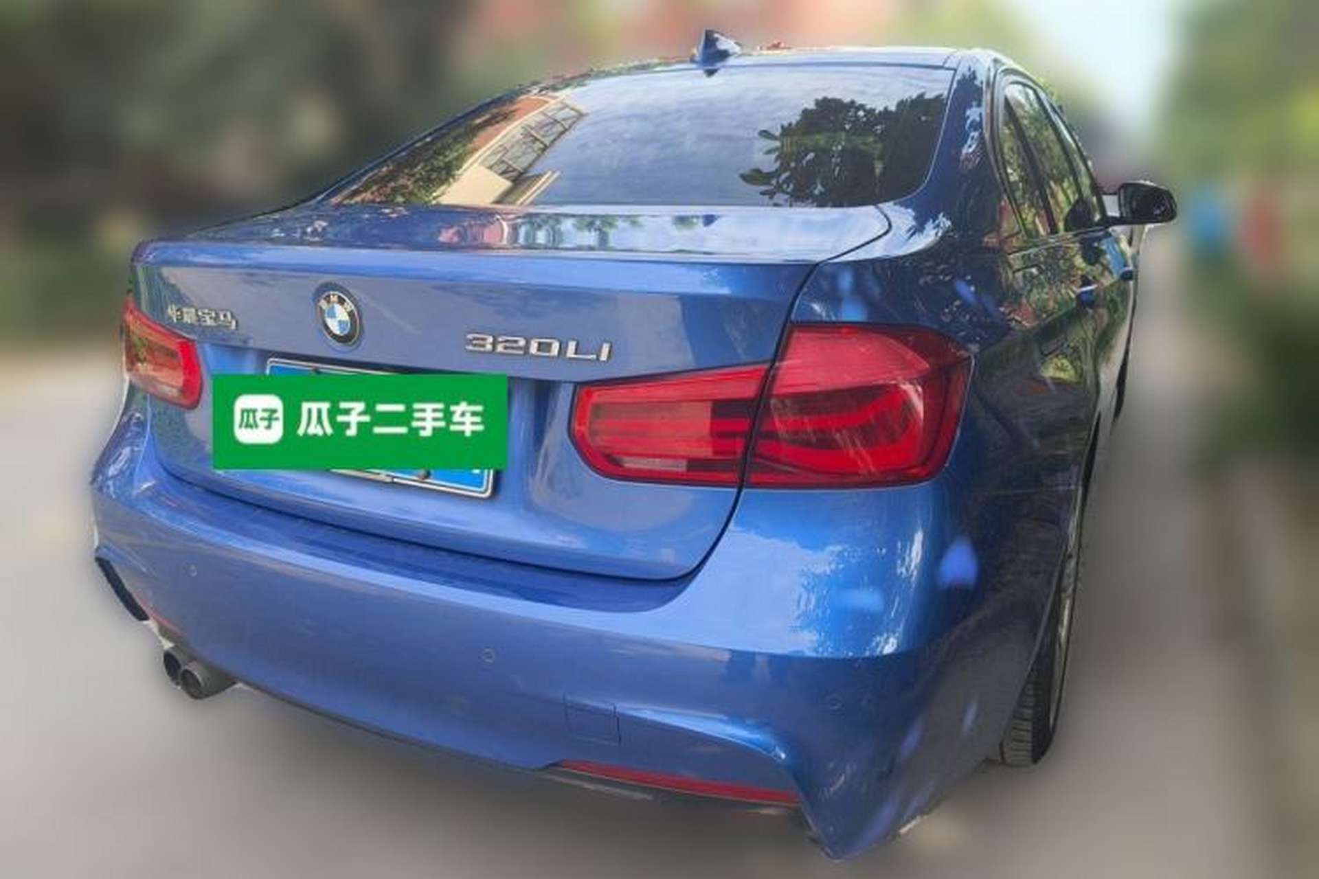 Used BMW 3 Series 2017 320Li M Sport Edition Rear Right 45 Deg