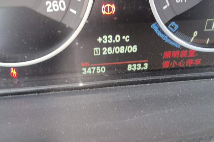 Used BMW 3 Series 2017 320Li M Sport Edition Odometer Close Up