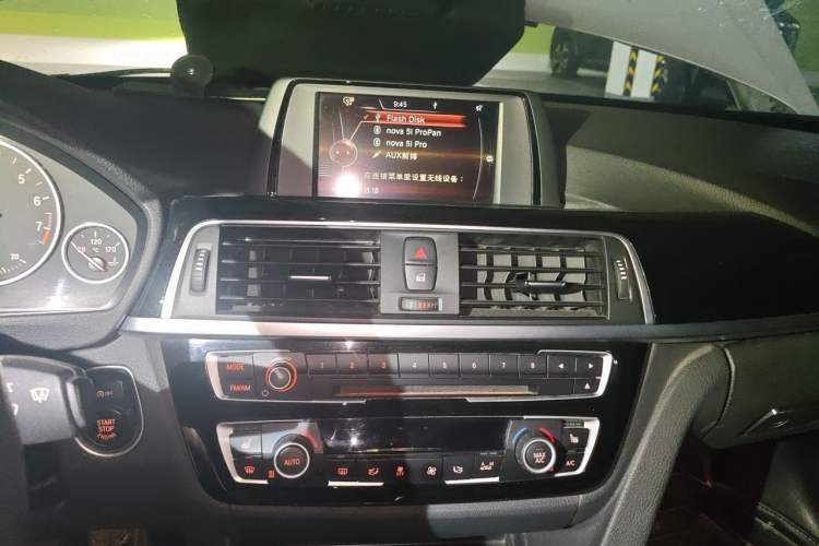 Used BMW 3 Series 2017 320Li Fashion Model Audio And AC Panel
