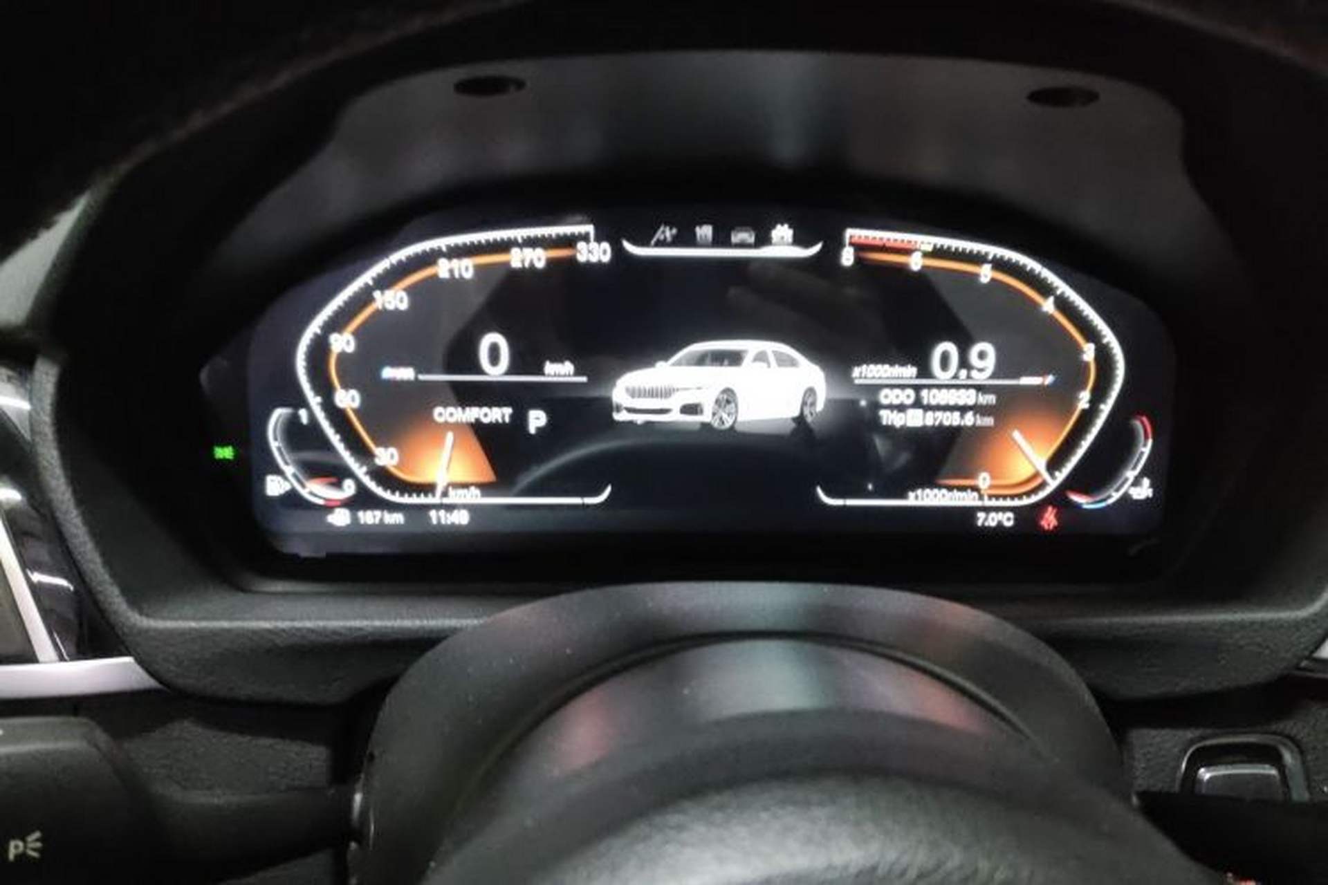 Used BMW 3 Series 2017 318i Fashion Model Instrument Cluster