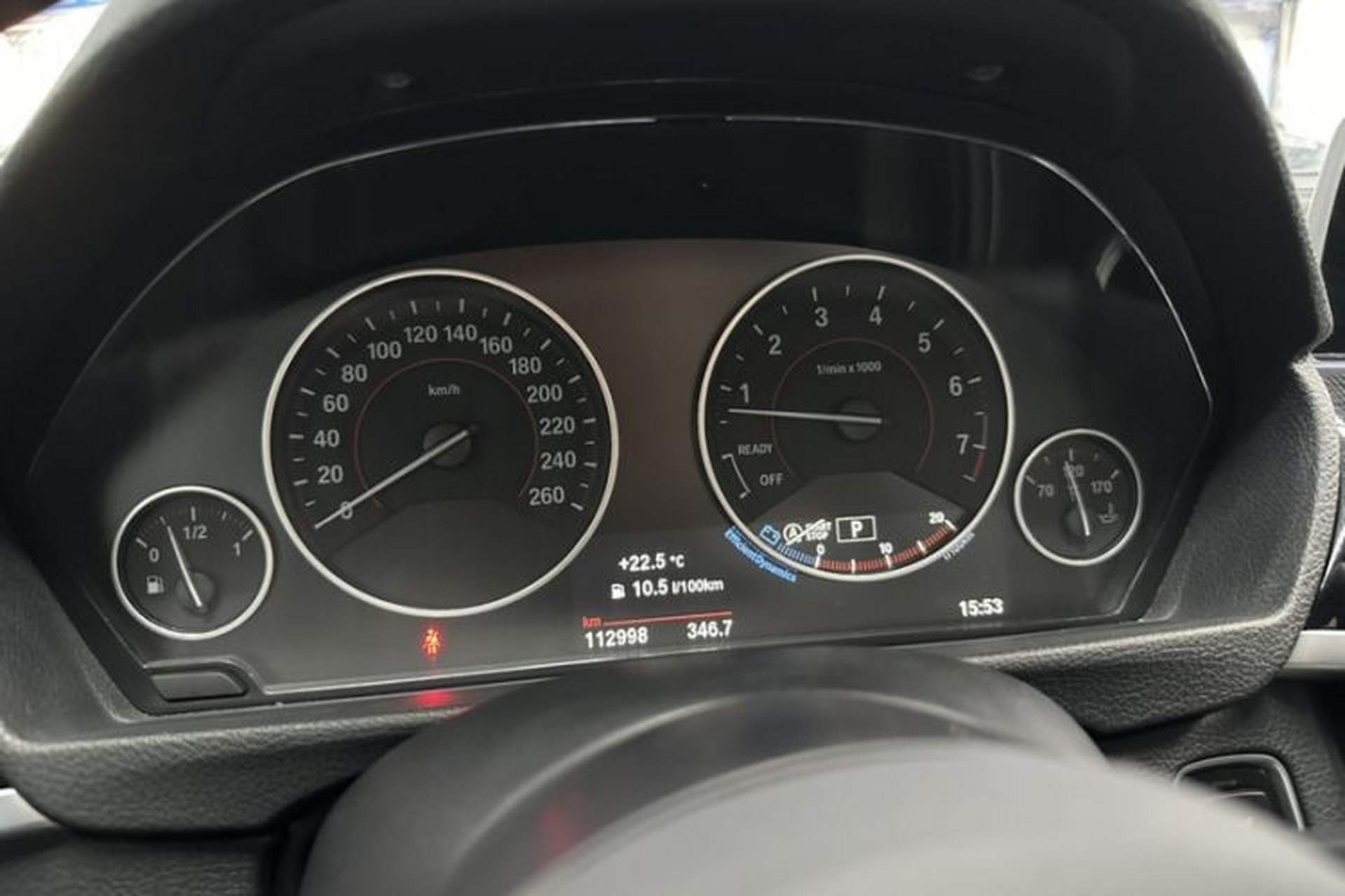 Used BMW 3 Series 2017 320Li M Sport Edition Odometer Close Up
