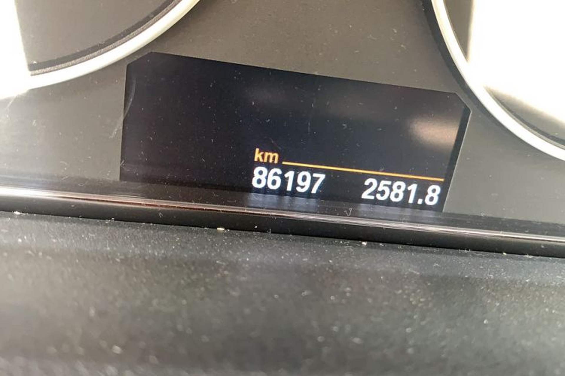 Used BMW 3 Series 2017 320Li Fashion Model Odometer Close Up