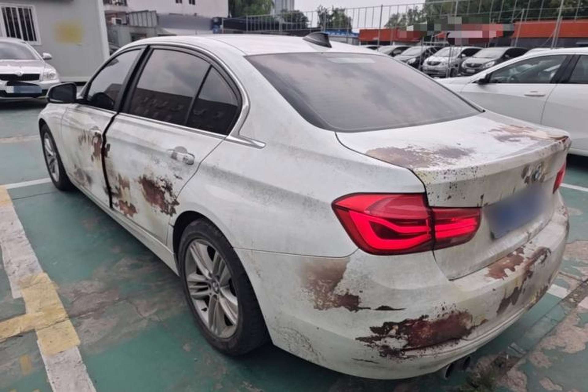 Used BMW 3 Series 2017 320Li Fashion Model Rear Left 45 Deg