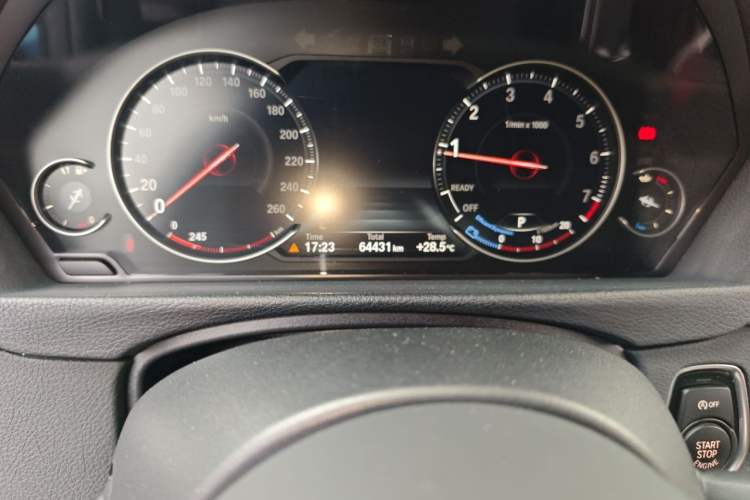 Used BMW 3 Series 2018 320i M Sport Night Edition Odometer Close Up