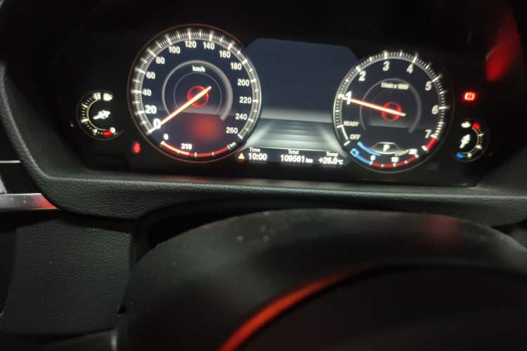 Used BMW 3 Series 2018 320Li M Sport Night Edition Odometer Close Up