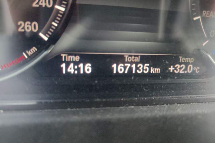 Used BMW 3 Series 2018 320Li Leading Model M Sport Package Odometer Close Up