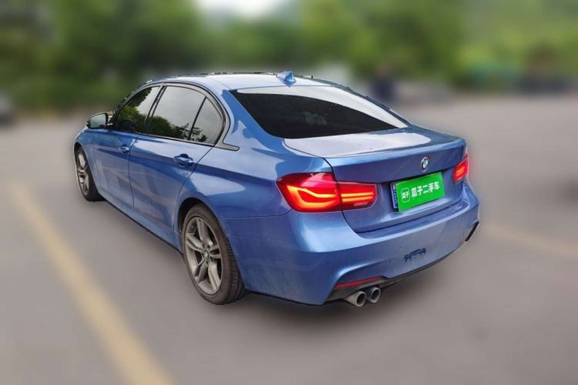 Used BMW 3 Series 2018 320Li M Sport Night Edition Rear Left 45 Deg
