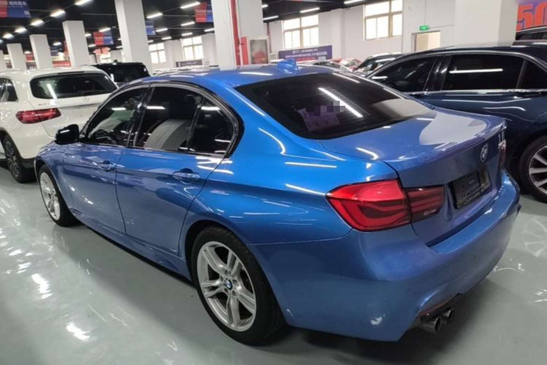 Used BMW 3 Series 2018 320i M Sport Package Rear Left 45 Deg