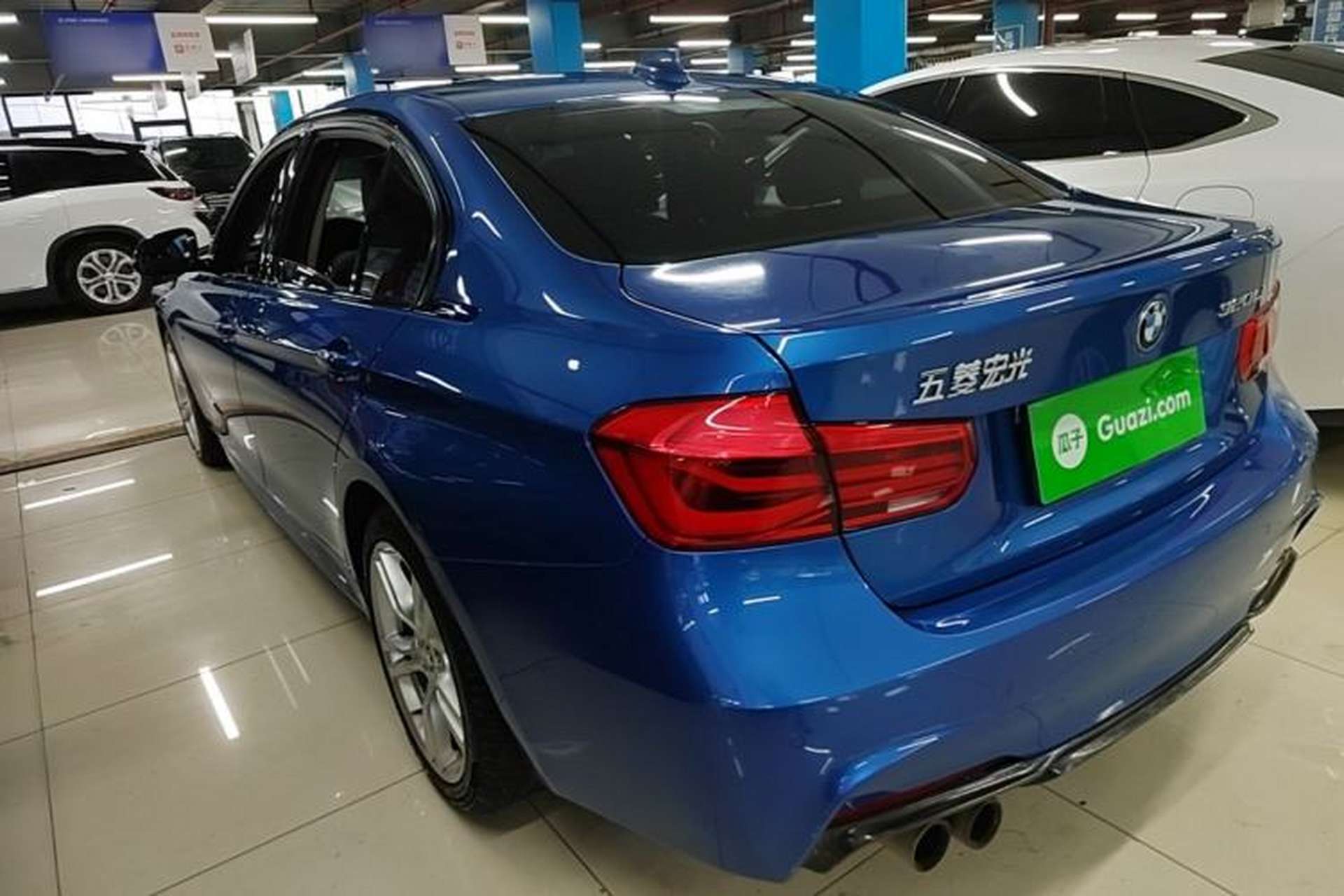Used BMW 3 Series 2018 320Li Leading Model M Sport Package Rear Left 45 Deg