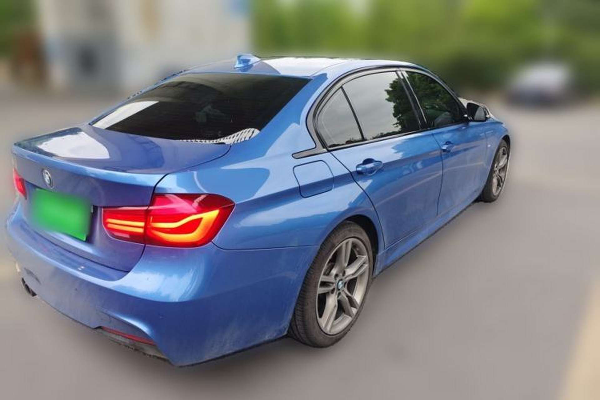 Used BMW 3 Series 2018 320Li M Sport Night Edition Rear Right 45 Deg