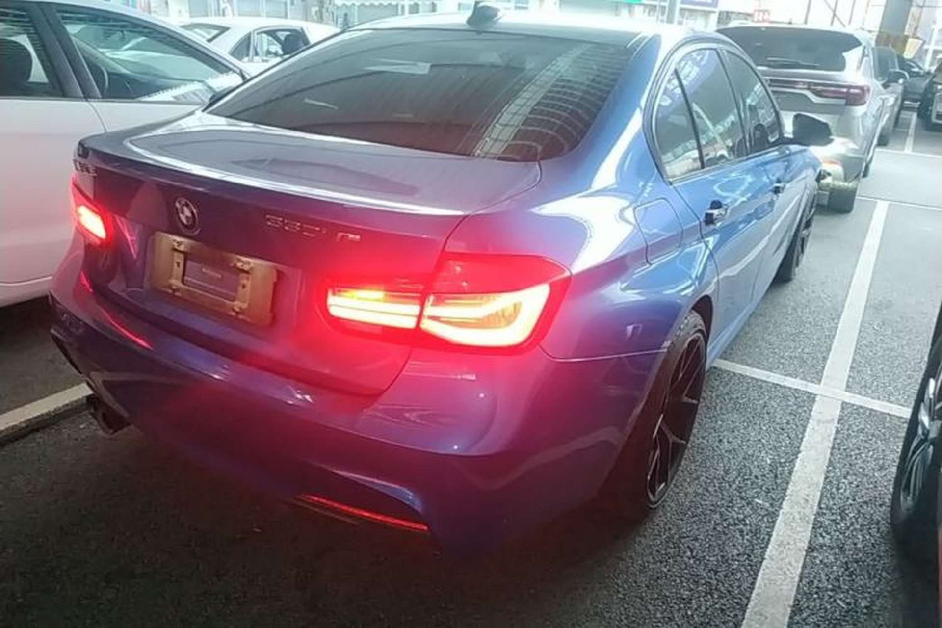 Used BMW 3 Series 2018 330i M Sport Night Edition Rear Right 45 Deg
