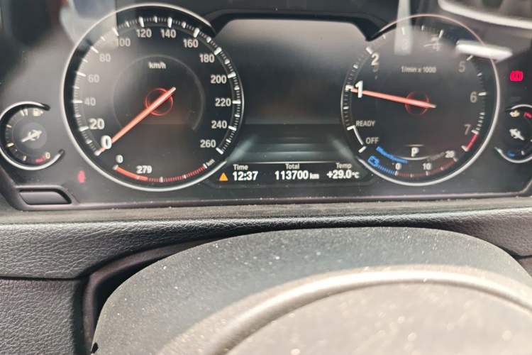 Used BMW 3 Series 2018 330i M Sport Night Edition Odometer Close Up