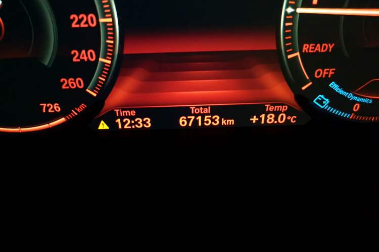 Used BMW 3 Series 2018 320Li Leading Model M Sport Package Odometer Close Up
