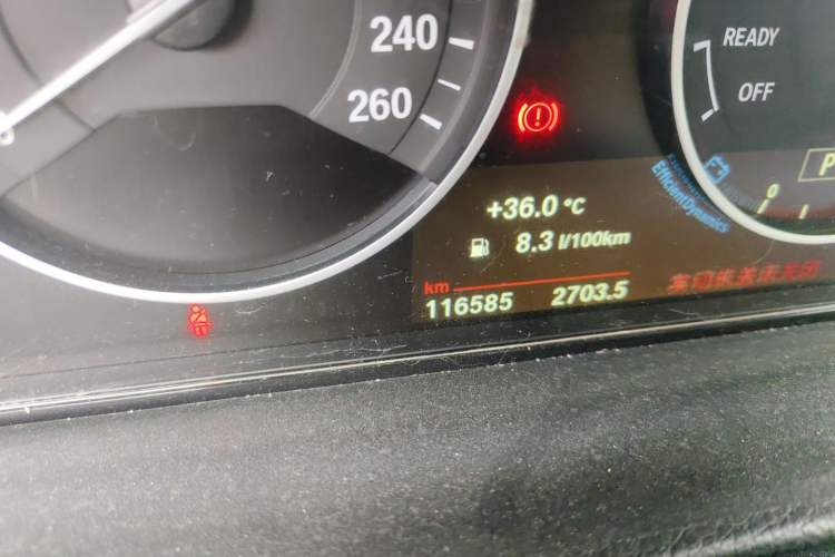 Used BMW 3 Series 2018 320Li Fashion Model Odometer Close Up