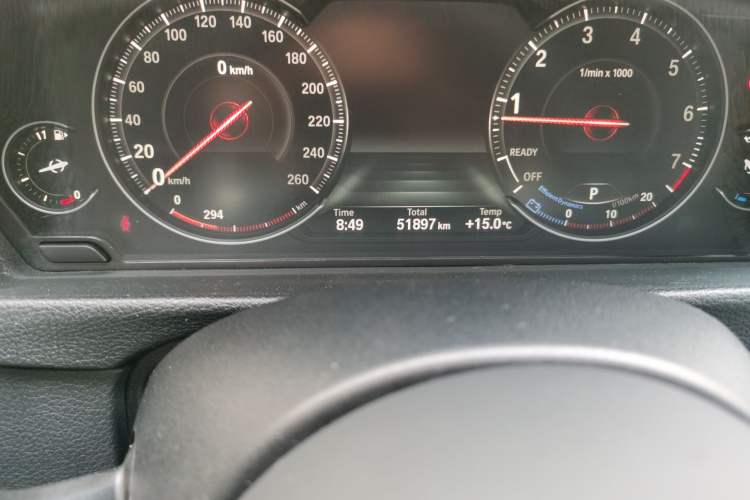 Used BMW 3 Series 2018 320Li M Sport Night Edition Odometer Close Up