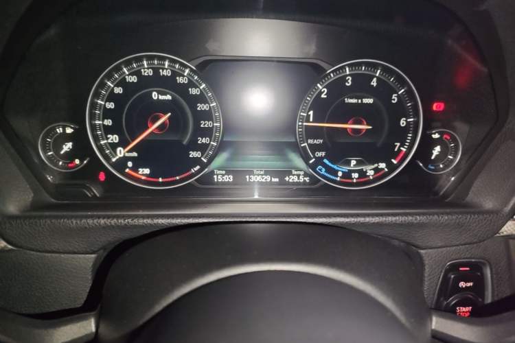 Used BMW 3 Series 2018 330i M Sport Night Edition Odometer Close Up