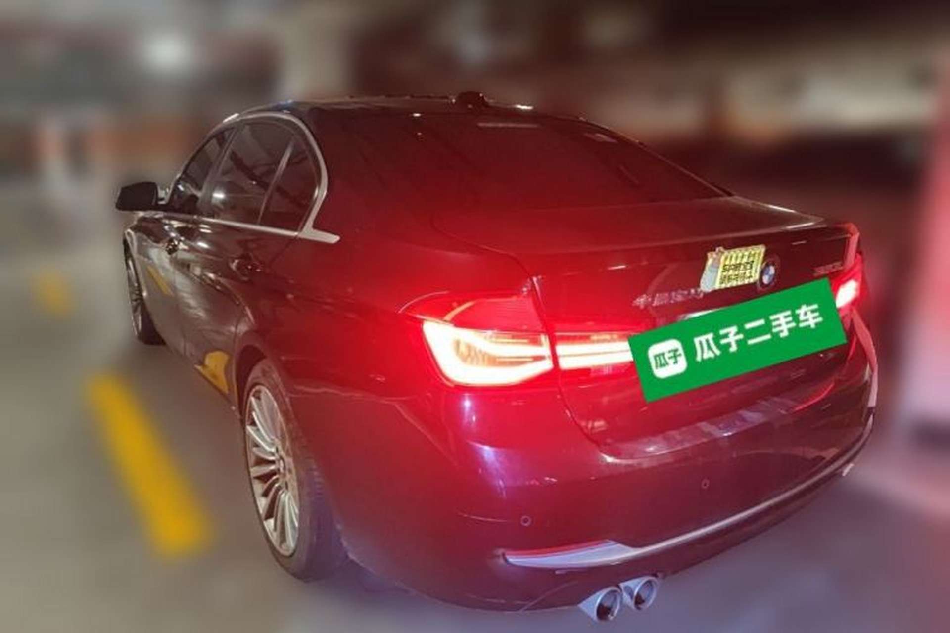 Used BMW 3 Series 2018 320Li Fashion Model Rear Left 45 Deg