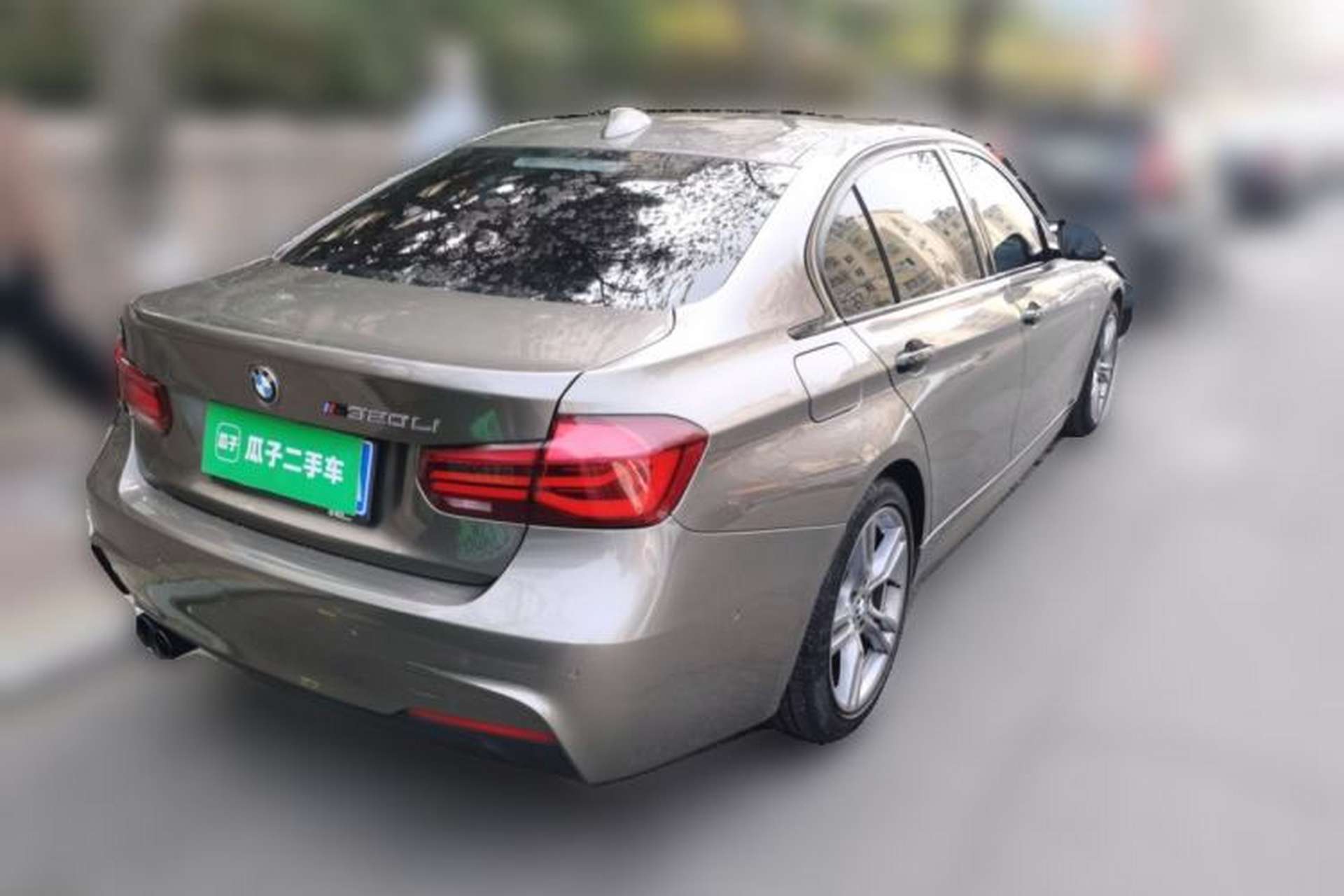 Used BMW 3 Series 2018 320Li M Sport Night Edition Rear Right 45 Deg