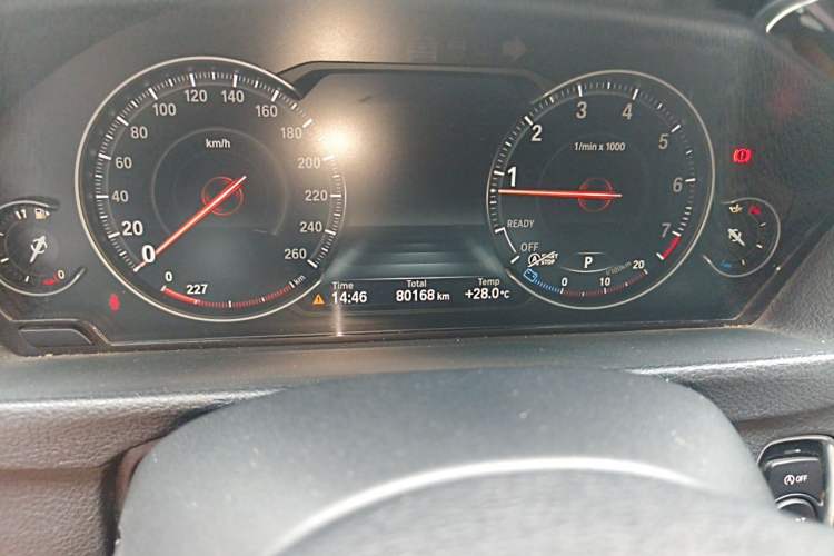 Used BMW 3 Series 2018 320Li Leading Luxury Package Odometer Close Up