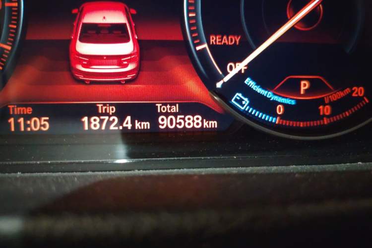 Used BMW 3 Series 2018 320Li M Sport Night Edition Odometer Close Up
